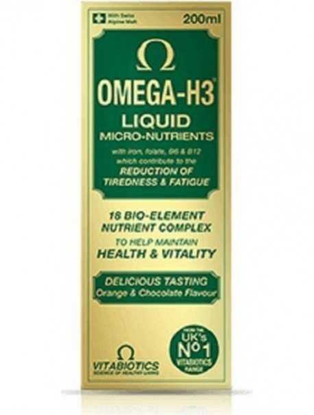 OMEGA - H3 LIQUID MICRO - NUTRIENTS 200 mL - VITABIOTICS