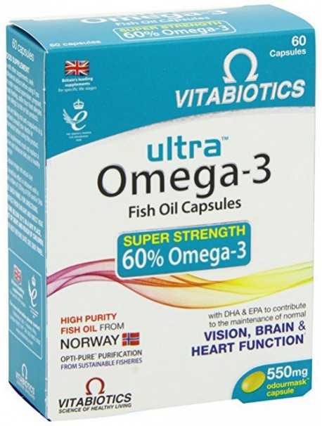ULTRA OMEGA 3 - HIGH PURITY FISH OIL - VITABIOTICS