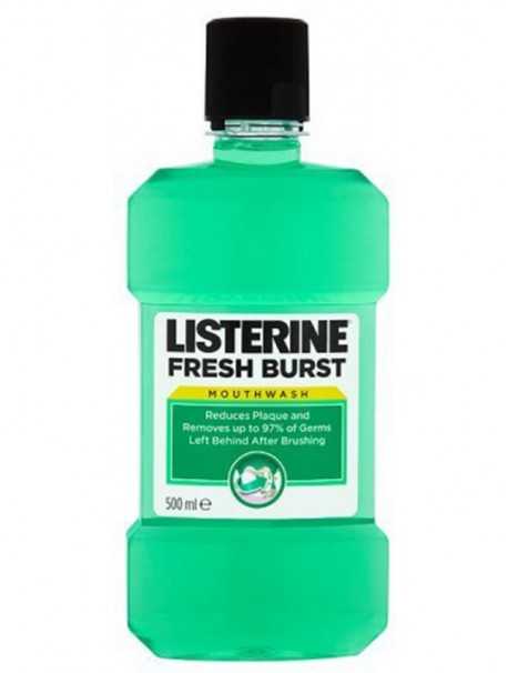 Listerine Fresh Burst Mouthwash 500Ml