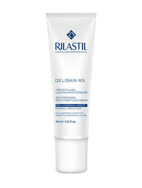 Rilastil Deliskin RS fluid cream Anti-Redness-Krem ushqyes për lëkurë kuperoze normale-mikse