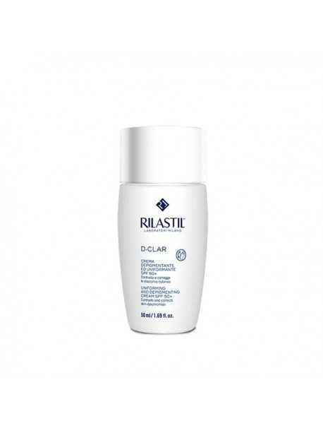 Rilastil D-Clar Uniforming and Depigmenting Cream SPF 50+-Krem depigmentues & mbrojtës ndaj diellit
